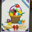Metal Steel Cutting Dies Stencil Easter egg basket Decor Scrapbooking Die cut JR