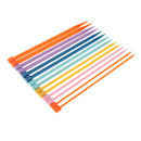14pcs 7 Sizes Crochet Hook Single End DIY Striaght Kntting Hook 25cm Plastic