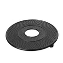Round Shape Cast Iron Teapot Trivet Black Metal Teapot Hot Pan Holder 12cm