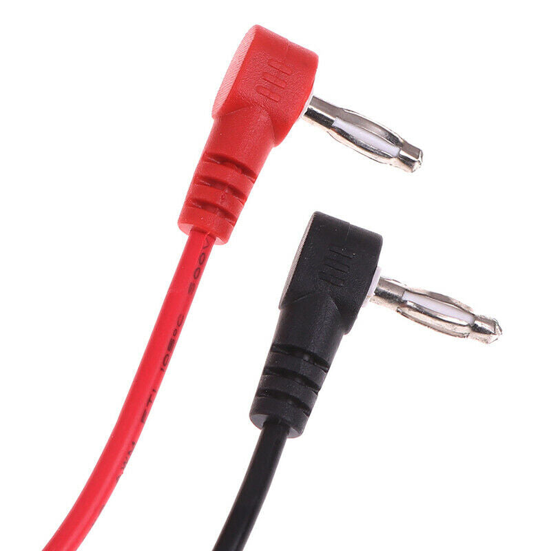 2 Alligator Clips 2 Banana Plugs 4 Hook Clips Power Supply Test Lead KitsJCAU Gw