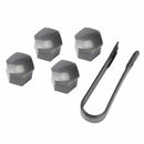 20PCS 19mm Car Hub Screw Cover Car Wheel Nut Lug Dust Cover Caps Bolt Grey GVT
