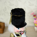 Wooden Royal Soldier Nutcracker Drummer, Traditional Festive Christmas Decor