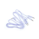 Electrode Lead Wires Cable for Tens Massager 2.5mm Connection with 4 Patches  TE