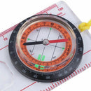 5X(Baseplate Ruler Compass Map Scale Magnifier With Strap Camping Hiking OCB6K3)