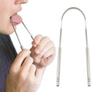 Pure Stainless Steel tongue tounge cleaner scraper dental care oral Bad BreaME