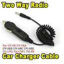 Dc12v car charger cable for dual band two way talkie for baofeng uv-5r bf-888s Z