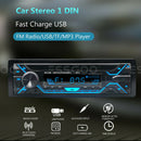 Car Stereo MP3 Player Bluetooth AUX USB TF FM Radio Audio In-dash Handsfree  Hn