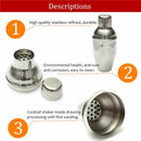 5Pcs 750ML Stainless Steel Cocktail Shaker Jigger Bar Drink Mixer Kit Tool
