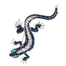 Unique Lizard Rhinestone Brooch Pin Women Geckos Brooch Clothes Jewelry BroSEAU