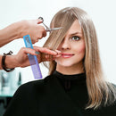 Electroplating Rainbow Comb Clipper Oil Head Hair Styling Comb (Blue)