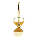Swan Statue Cutlery Holder Fork Coffee Spoon Storage Organizer Golden