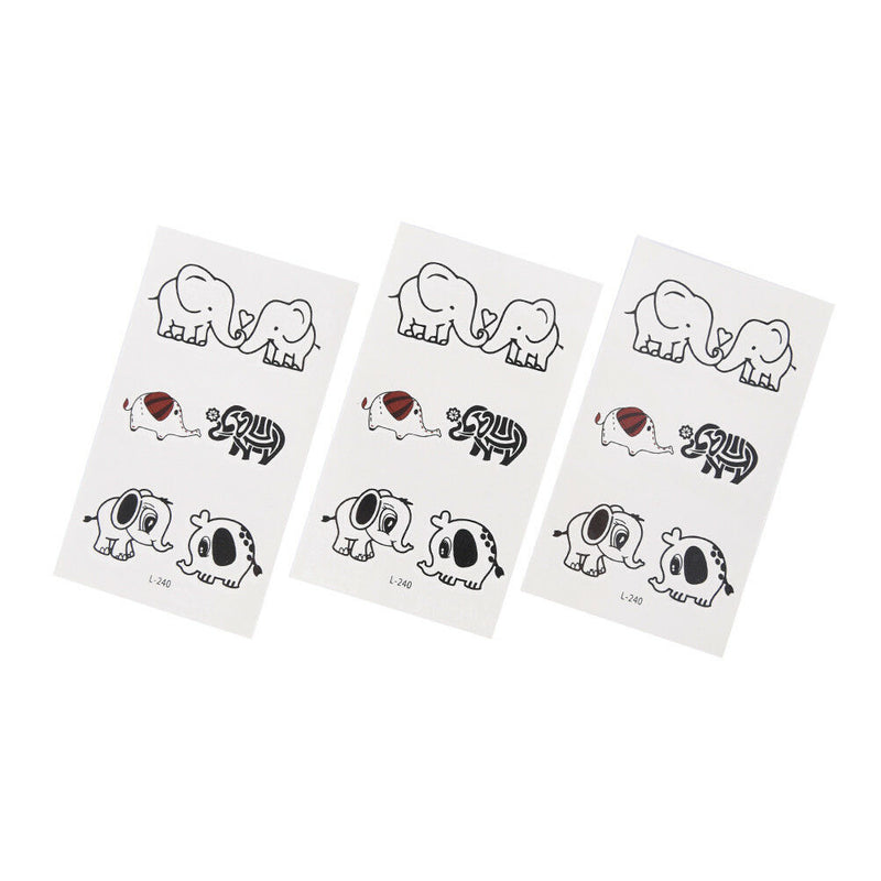 Removable waterproof Metallic Temporary Tattoo Stickers Temporary Body Art  Hn