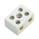2 Pcs 2W5H High Temperature Porcelain Terminal Block 30A 110-600V V5Y2