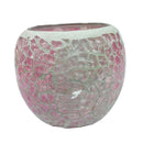 Mosaic Glass Tealight Candle Holder Candlestick for Wedding DIY Decoration_B