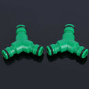 10X Plastic Y-Piece 3 Ways Water Hose Pipe Tube Connector Joiner Water Splitter