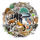 80pcs/set Rainforest Animals Stickers for Laptop Bottle Bicycle Cute StiSEAU