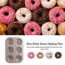 6 Cups Muffin Cake Mould Metal Cupcake Mold Non-Stick Donut Baking Pan