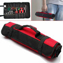 Hardware Tools Roll Plier Screwdriver Spanner Carry Bag 22 Pockets F5K8