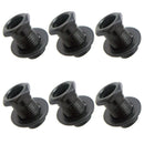 Black Iron Electric/Wood/Acoustic Guitar Tuning Peg Tuner 6 Pieces Mounting