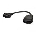 16 Pin OBD2 OBD II Adapter Cable RA Male to Female Cable Diagnostic Cable