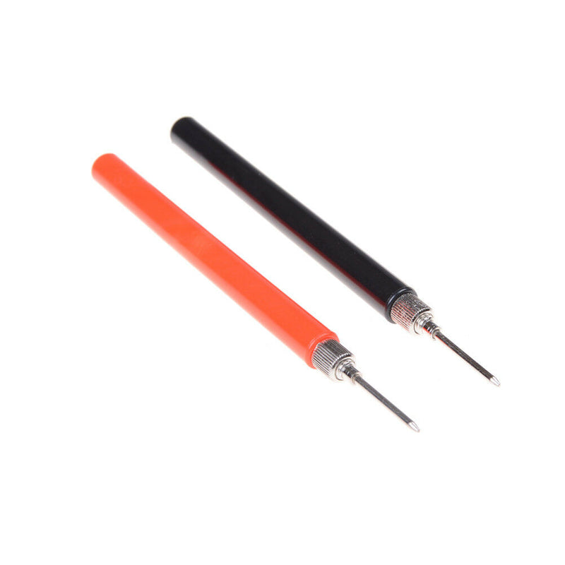 Test Probe Tips Insulated Test Hook Wire Connector for Multimeter  Leads Pin JR