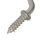BH01111 Chrome Plated Mug Shouldered Cup Hooks, 25 mm (1 inch) - Pack of 20 K1F5