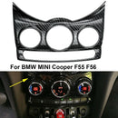 Carbon Fiber Style Center Dashboad Console Cover Trim for MINI Cooper F55 F T1C2