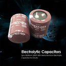 2pcs 30x30mm 220UF Electrolytic Metal Capacitor for Electronic Products Circuit