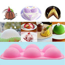 Silicone Soap Chocolate Molds Cake Baking Tool  Pastry Mould round shape 6ho Gw