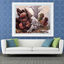 5D DIY Full Drill Diamond Painting Bear Pattern Embroidery Decor (Bear06)
