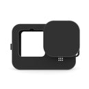 Silicone Camera Protective Case Lens Cap Set for GoPro Hero 9 Hero9 (Black)