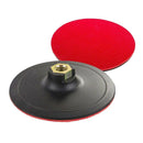 10-Piece Round Sanding Set with Padded and Drilled Adapter for Mixed Gravel