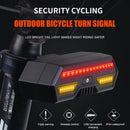 Bicycle Smart LED Taillight USB Charging Remote Control Brake Warning Lamp