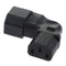 High Performance Male 90 Degree IEC 320 C14 To Female C13, Additional Cable