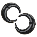 1 pair Acrylic Spiral Taper Flesh Tunnel Ear Stretcher Expander Buffalo Sna V3E7