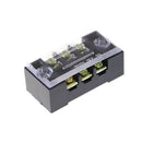 3x TB-1503 3 Positions Dual Rows Covered Screw Terminal Block 600V 15A Hot