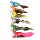 12pcs DIY Simulated Birds with Clip Artificial Colorful Feather Home Decor