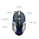 G815 Gaming Mouse 3200Dpi 6 Buttons Led Backlight Usb Wired Optical Mice Fo