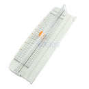 White-Orange Jielisi 909-4 A4 Guillotine Ruler Paper Trimmer Cutter Useful New