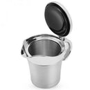 450Ml Stainless Steel Thermal Gravy Pot Sauce Jug Sauce Pot Double-Layer In X9U1