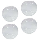 4pcs Glass Globe Ball Shape Candle Holder Glass Terrariums Indoor Desktop Decor