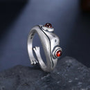 Frog Animal Rings For Women Lady Girl Cute Fashion Open Adjustable Ring JewSEAU