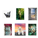 DIY 5D Door Flowers Diamond Painting Embroidery Cross Stitch Kit Room Decor