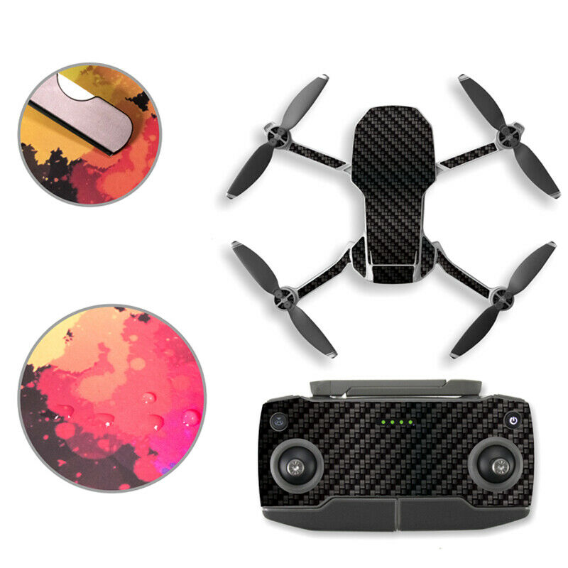 6PCS Waterproof Skin PVC Stickers Body Remote Control Decals For DJI Mavic Mini