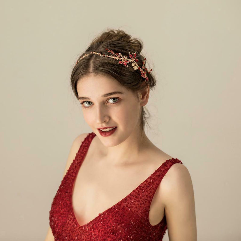 Womens Princess Headband Crystal Hairband Christmas Theme Prom Party Jewelry