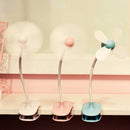 Portable Mini USB Rechargeable Touch Swith Electric Fan Desk Clip Air Cooler New