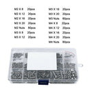 480Pcs/Set M2 M2.5 M3 Din7985 Gb818 Steel Cross Recessed Pan Head Screws Ph Y8J6