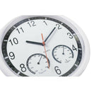 Quartz Stone Clock Silent Wall Clock Accurate Thermometer Humidity Indoor O J3O1