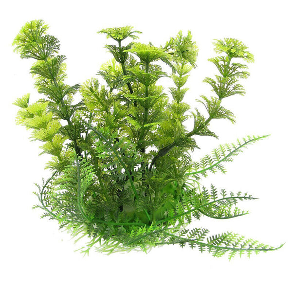 Decorative Flower Plastic Sea Plants Water Plants Green for aquarium Green