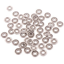 20pcs Multicolor Metal Sewing Buttons Prong Ring Press Studs Snap Fastener3C